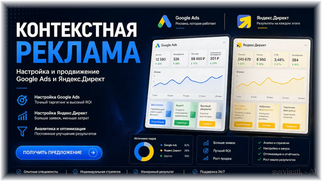 Настройка и продвижение рекламы в Алматы