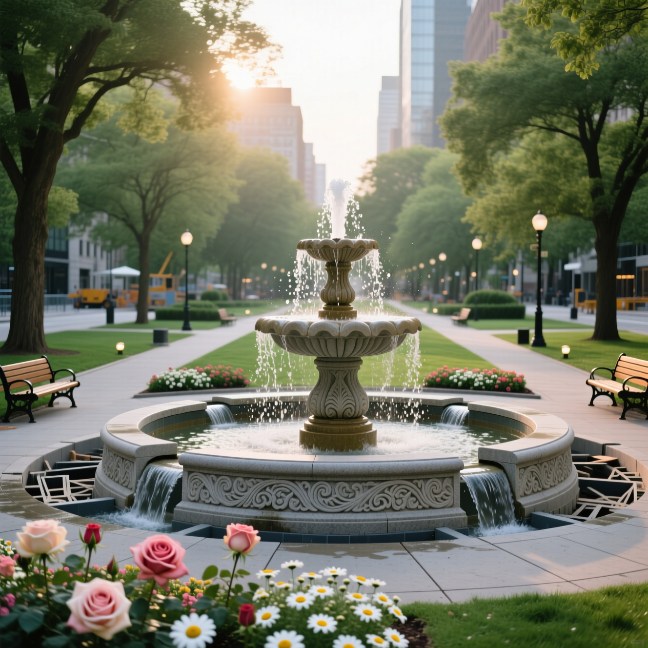 Услуги строительства фонтанов в Алматы