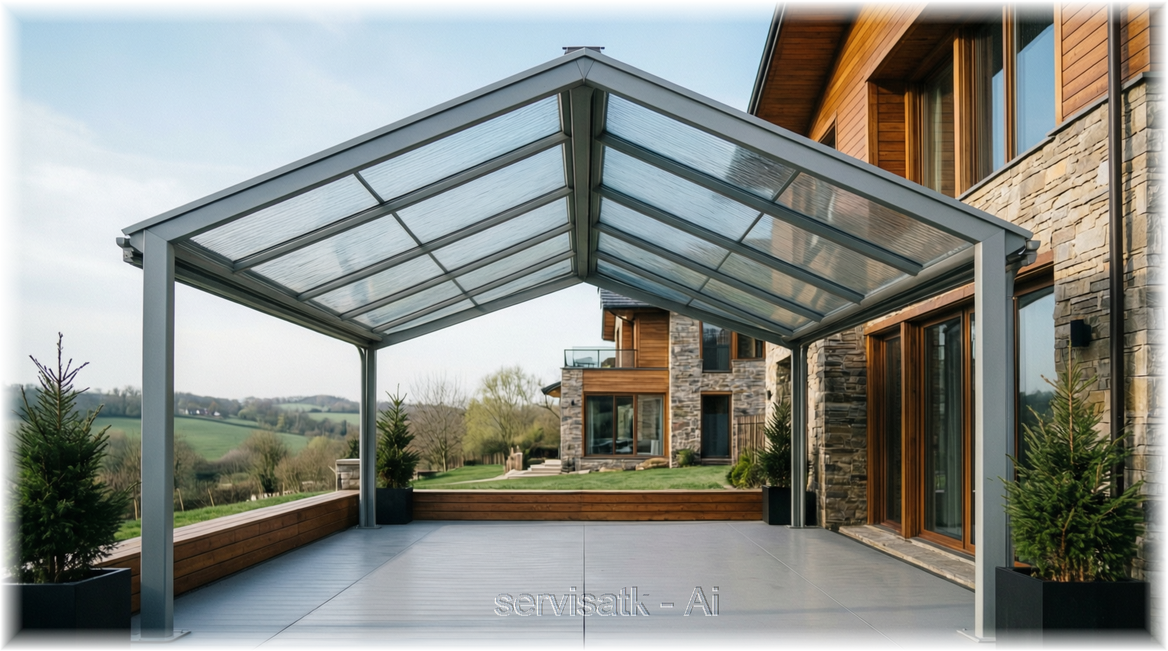 Изготовление навесов в Алматы